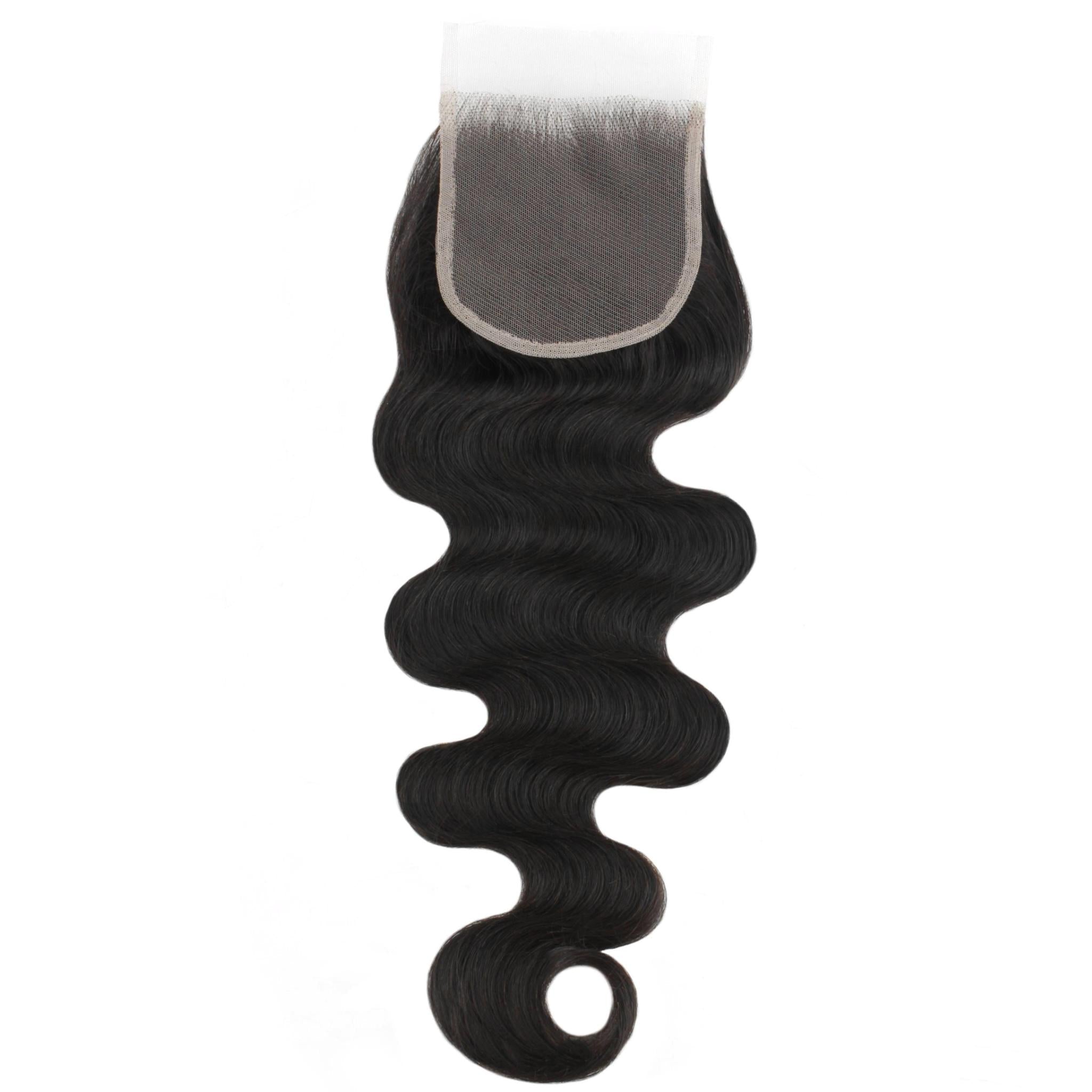 Brazilian Body Wave 4x4 Transparent Lace Human Hair Closure